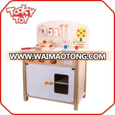 High Quality Hot Sale Mini Play Cooking Kids Wooden Toy Kitchen Set Kitchen Toy